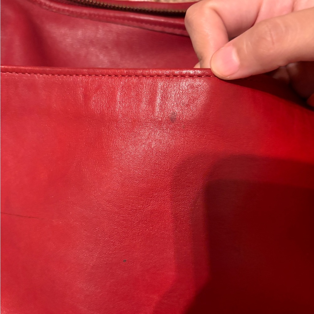 vintage red coach 9058 bag - Picture 2 of 7